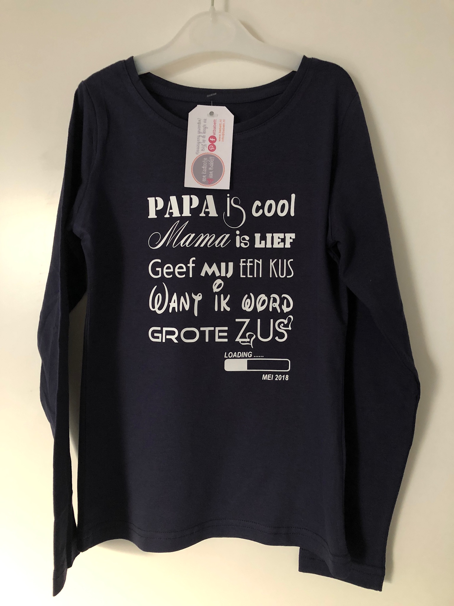 Betere T-shirt – ik word grote broer/zus | Babett | Gespecialiseerd in FS-85